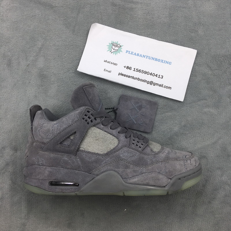 Authentic KAWS x Air Jordan 4 “Cool Grey”